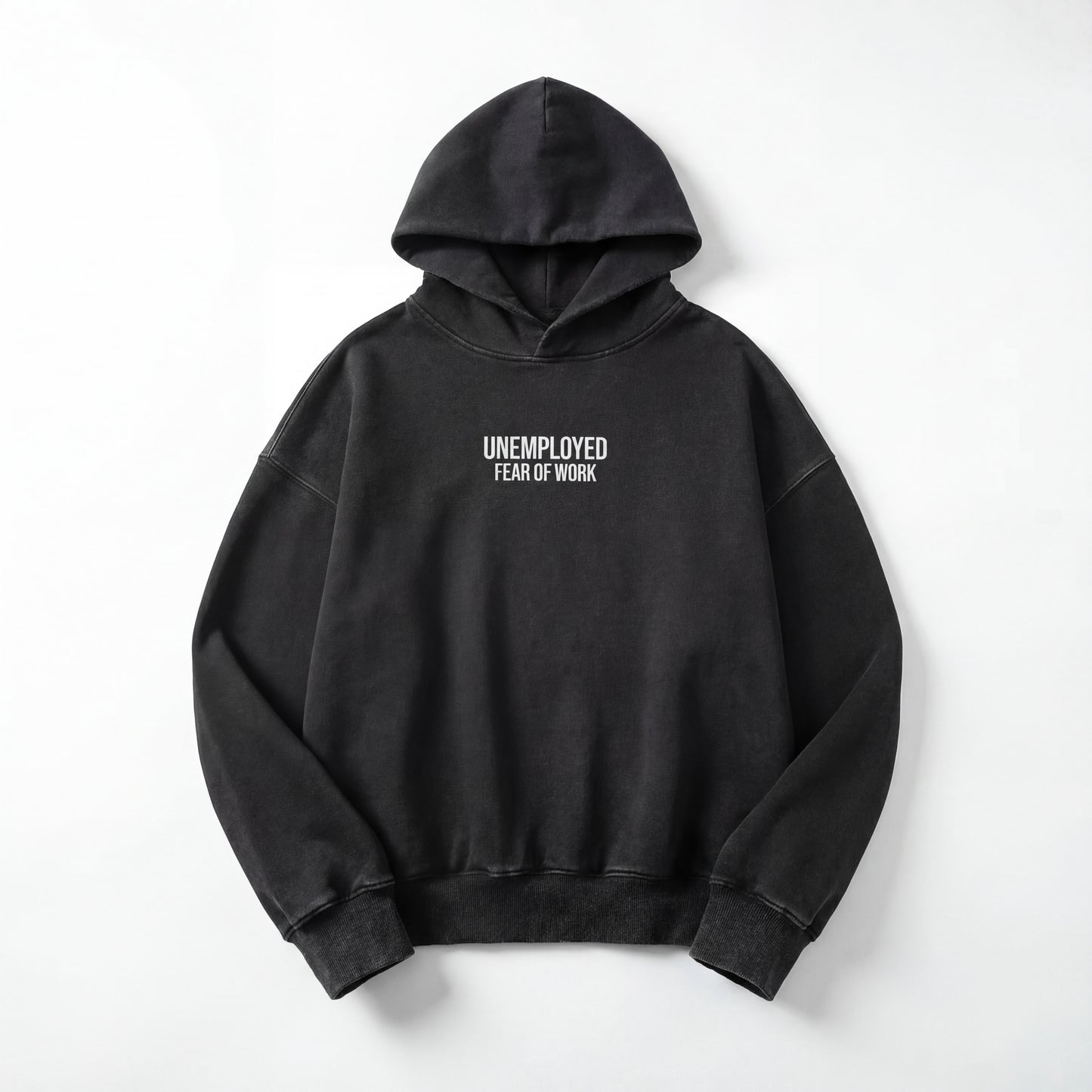 Oversized Unemployed Hoodie - LIMITED