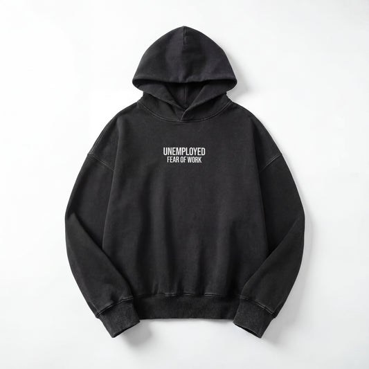Oversized Unemployed Hoodie - LIMITED