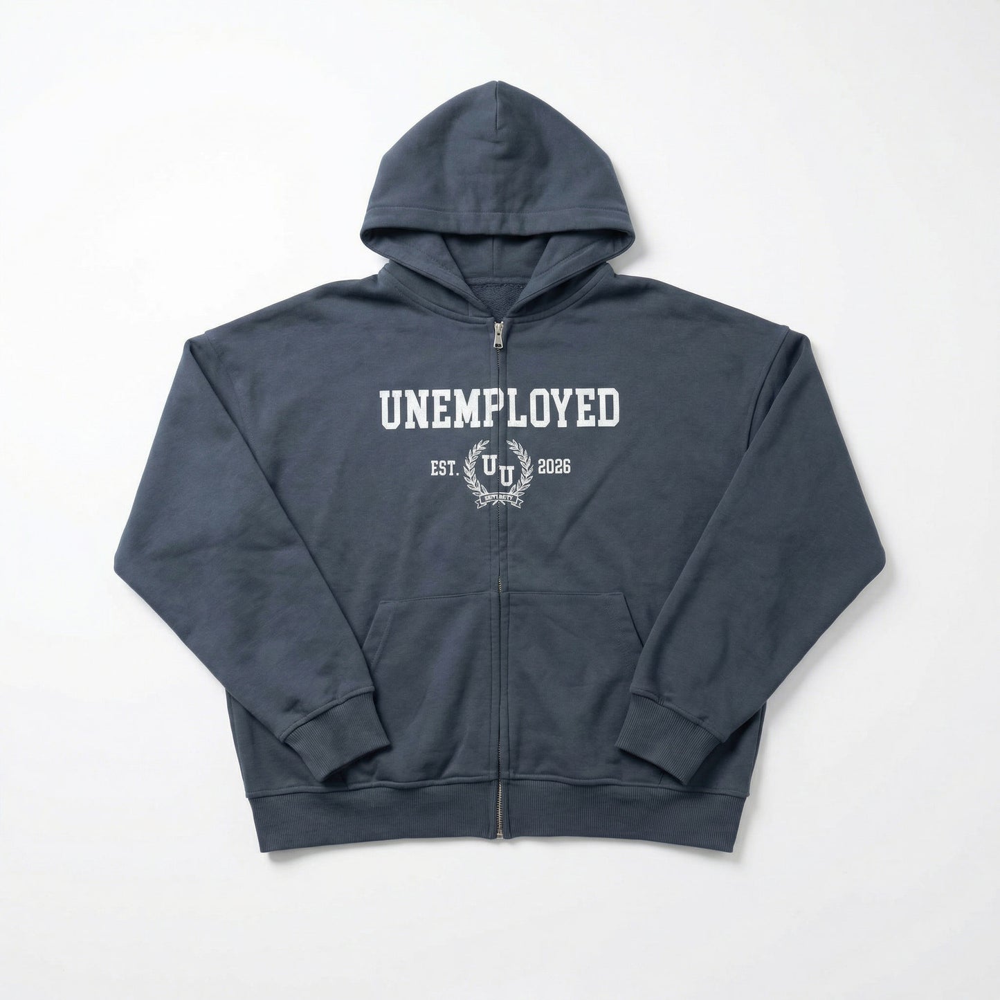 Unemployed University Zip Up